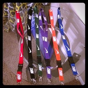 Brand new Nike lanyard keychains and badge holders